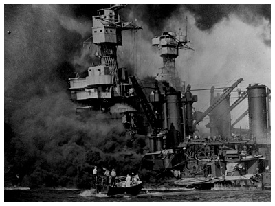 Almanack Feature: The Day of Infamy » Battleship Row / U.S.S. West Virginia