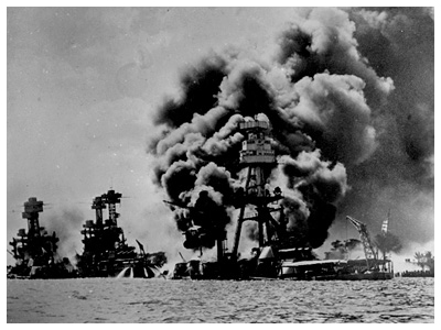 Almanack Feature: The Day of Infamy » Battleship Row / U.S.S. Arizona